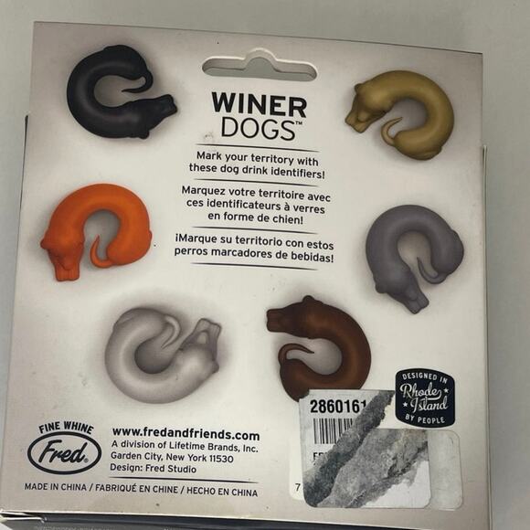NEW Winer Dogs - Wine Markers Shaped as Weiner Dogs - Picture 6 of 6